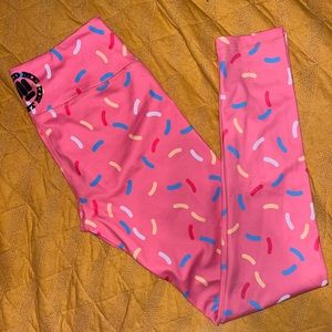 Feed Me Fight Me leggings